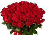 Букет из Роз, Красные, Белые, Розовые 70 см (3-101 шт)